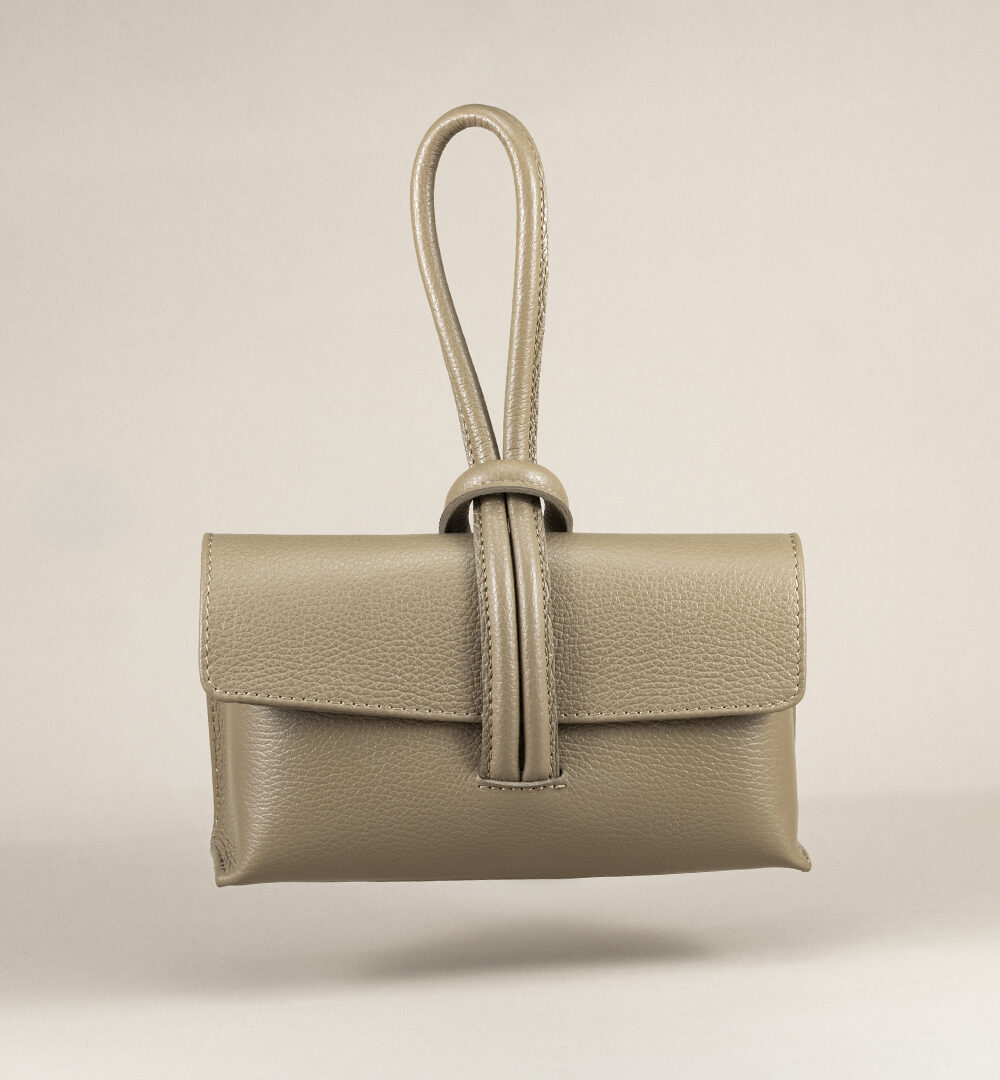 Bolso piel Andrius topo