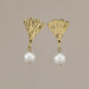 Pendientes Perla Ginkgo