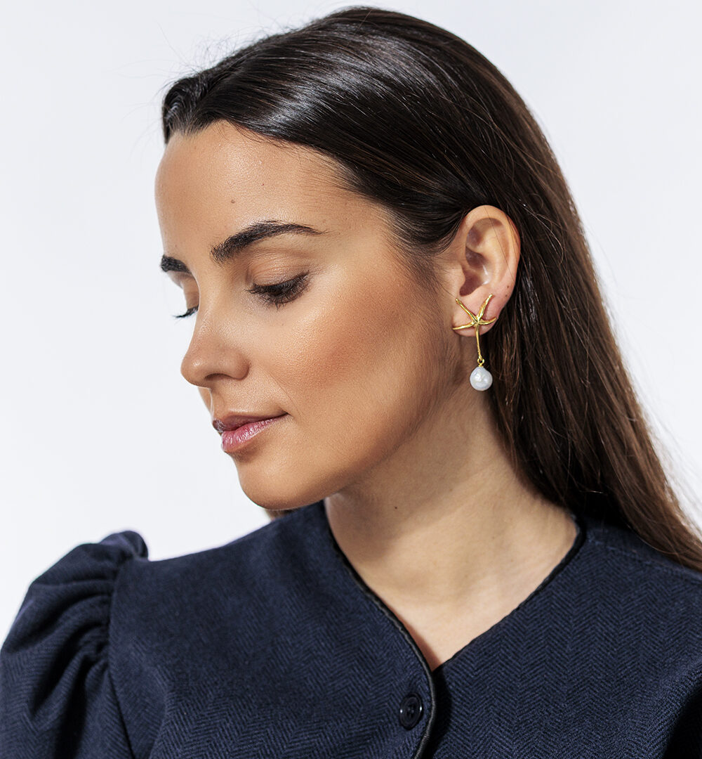 Pendientes Perla Stella
