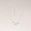 Cadena Briana personalizada con 4 iniciales