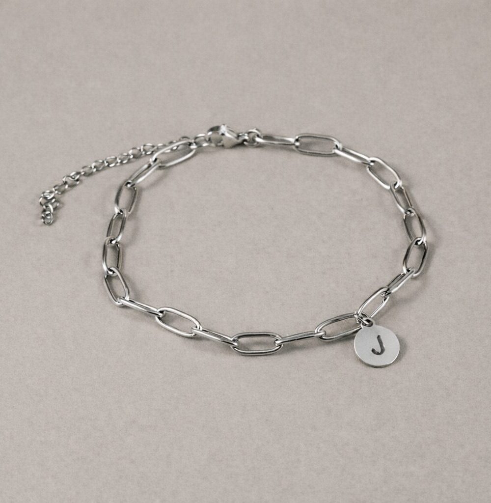 Pulsera personalizada con 1 inicial