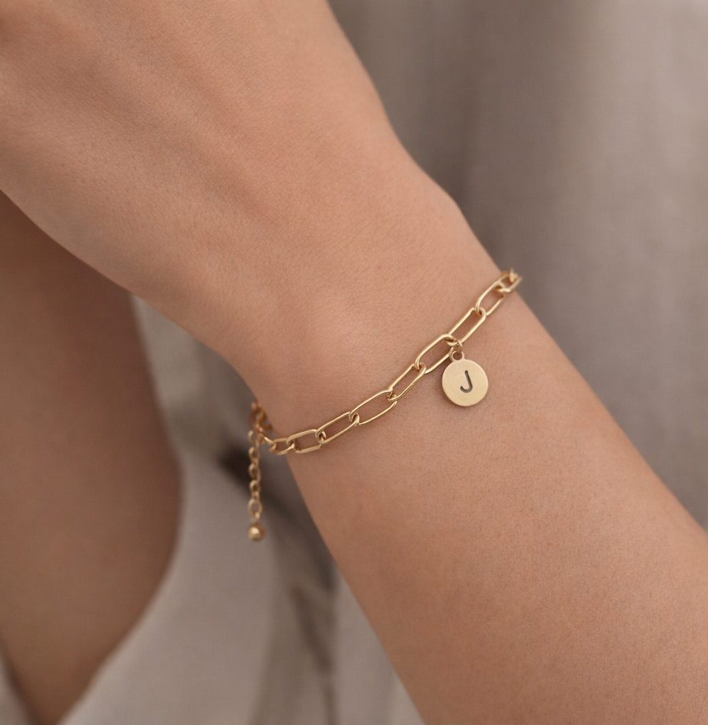 Pulsera personalizada con 1 inicial