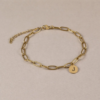 Pulsera Lina personalizada con 1 inicial