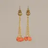 Pendientes Coral Cascada