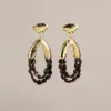 Gif.Pendientes oro Allegra