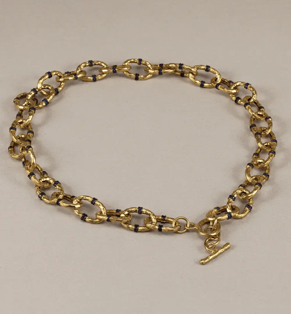 Gif.Cadena de eslabones oro Marrakech