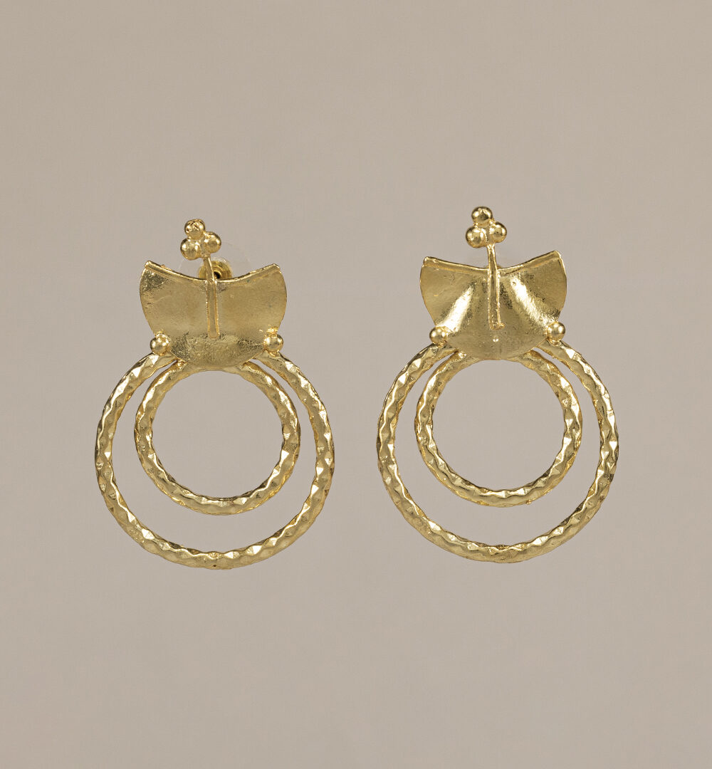 Pendientes oro Roma