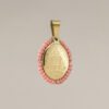 Medalla Virgen Milagrosa con coral