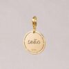 Charm medalla oro calada Seño