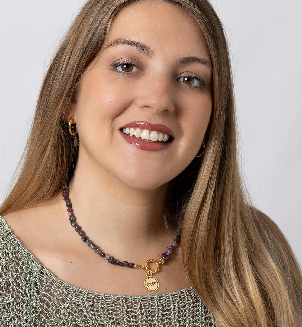 Charm medalla oro calada Profe