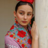 Flor flamenca Peonía fresa
