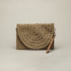 Clutch trenzado rafia Duna