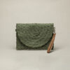 Clutch trenzado rafia Duna