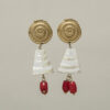 Pendientes Caracola Coral