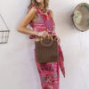 Bolso trenzado madera Siena
