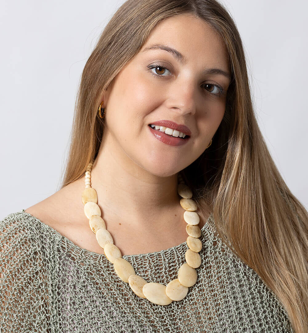 Collar hueso Galápagos