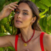 Charm Medalla Cosmos y Pendientes aro Martina