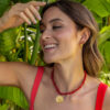 Charm Medalla Cosmos Pendientes aro Martina