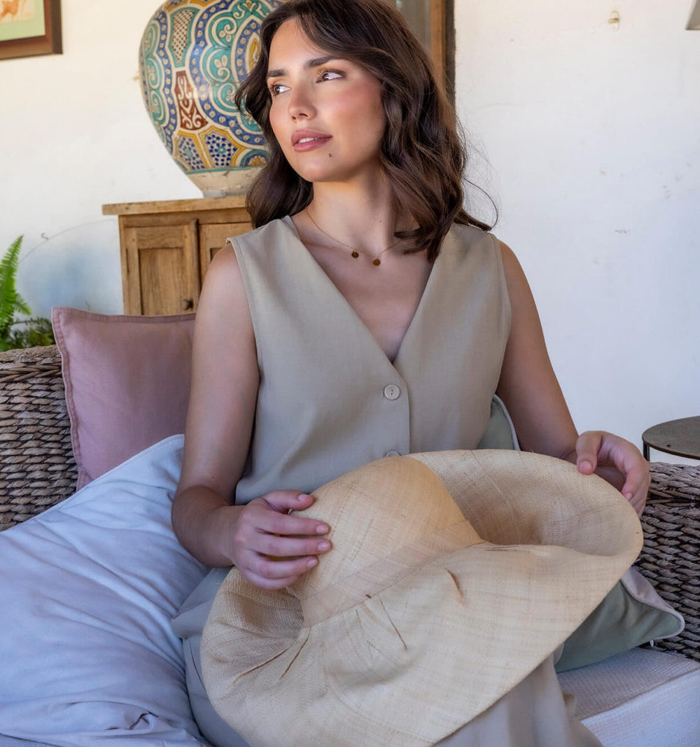 Pamela rafia natural