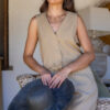 Pamela rafia gris