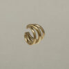 Earcuff dorado triple