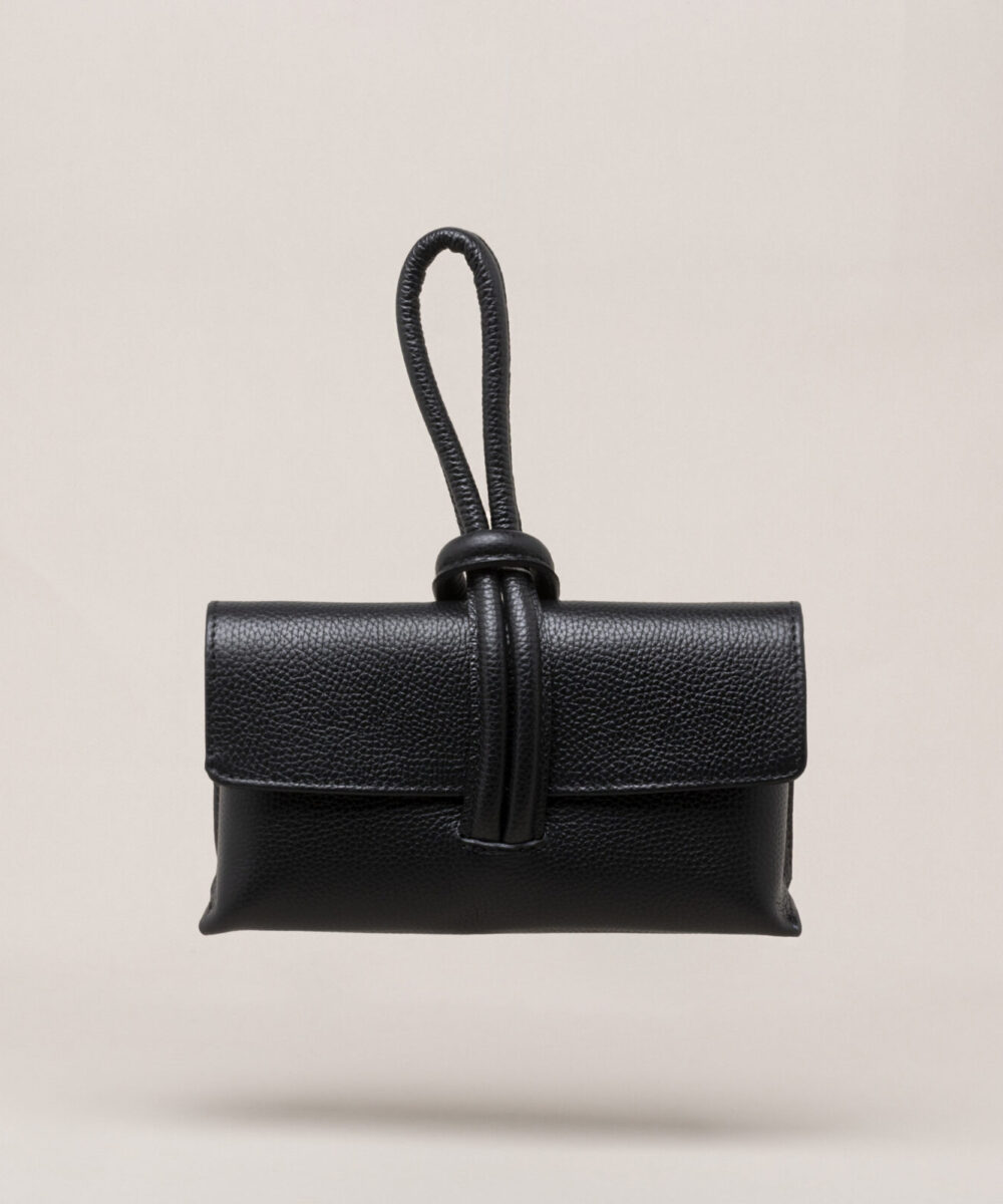Bolso de piel Andrius negro