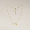 Cadena Caribe personalizada con 2 iniciales