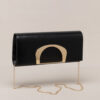 Cartera de fiesta negra Gala