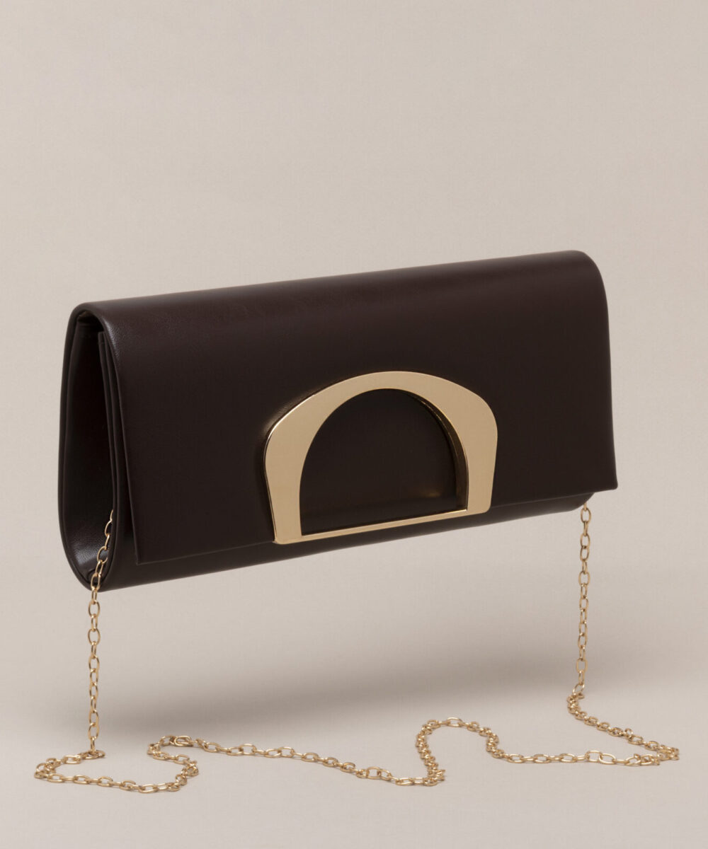 Cartera de fiesta burdeos Gala