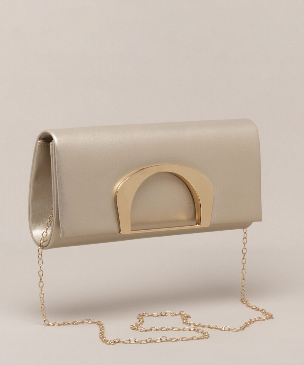 Cartera de fiesta dorado Gala