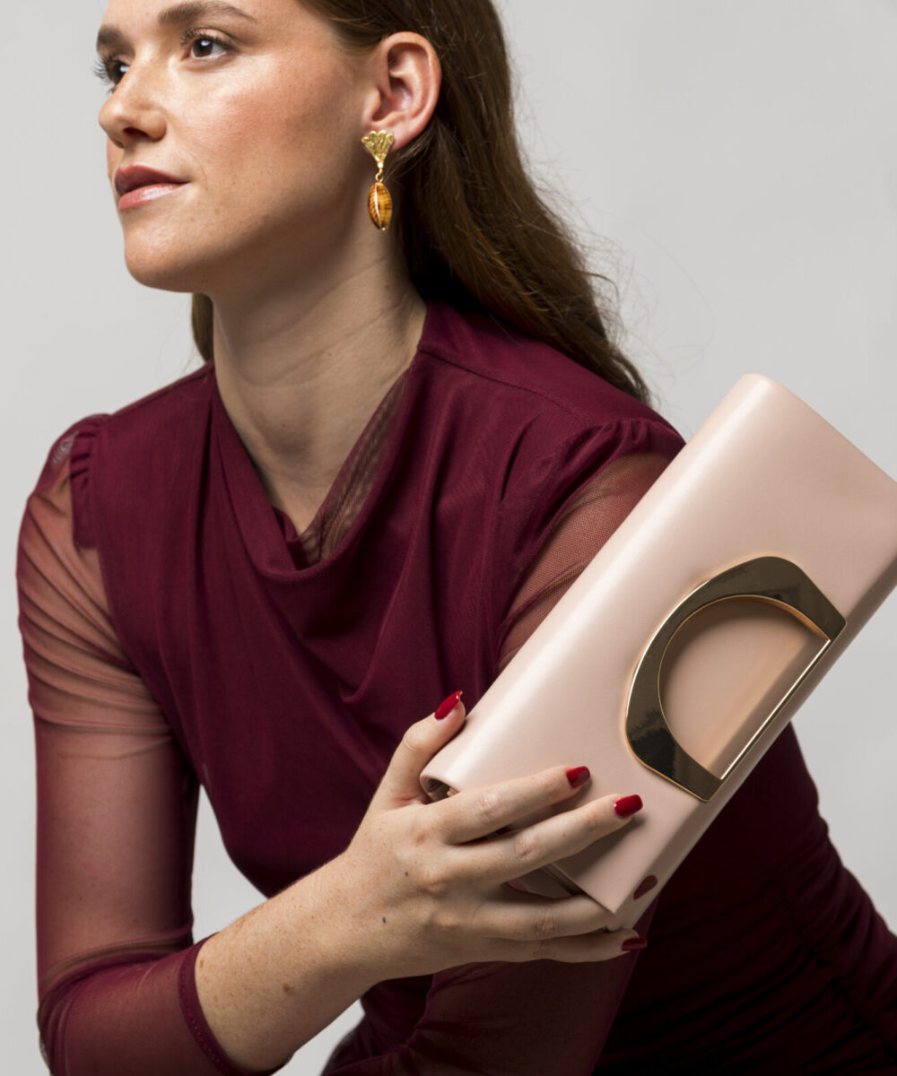 Cartera de fiesta nude Gala